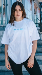 T-Shirt Oversized Unisex - Blanco