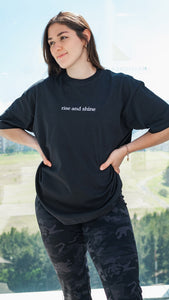 T-Shirt Oversized Unisex - Negro