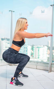 Leopard Line Leggings - Chamaleon