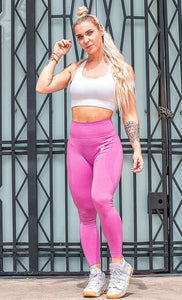 Soft Seamless Leggings Rosa