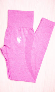 Soft Seamless Leggings Rosa
